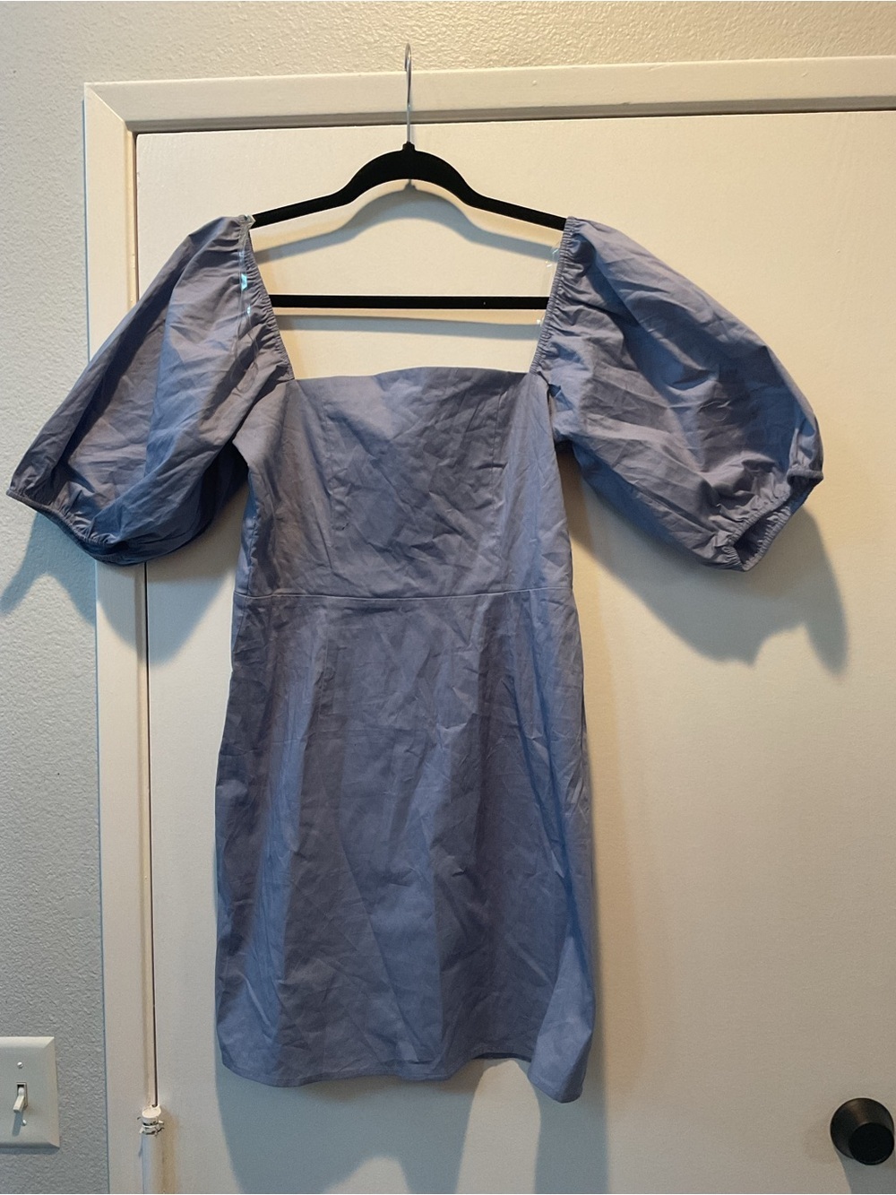 Speechless Lavender Puff Sleeve Mini Dress